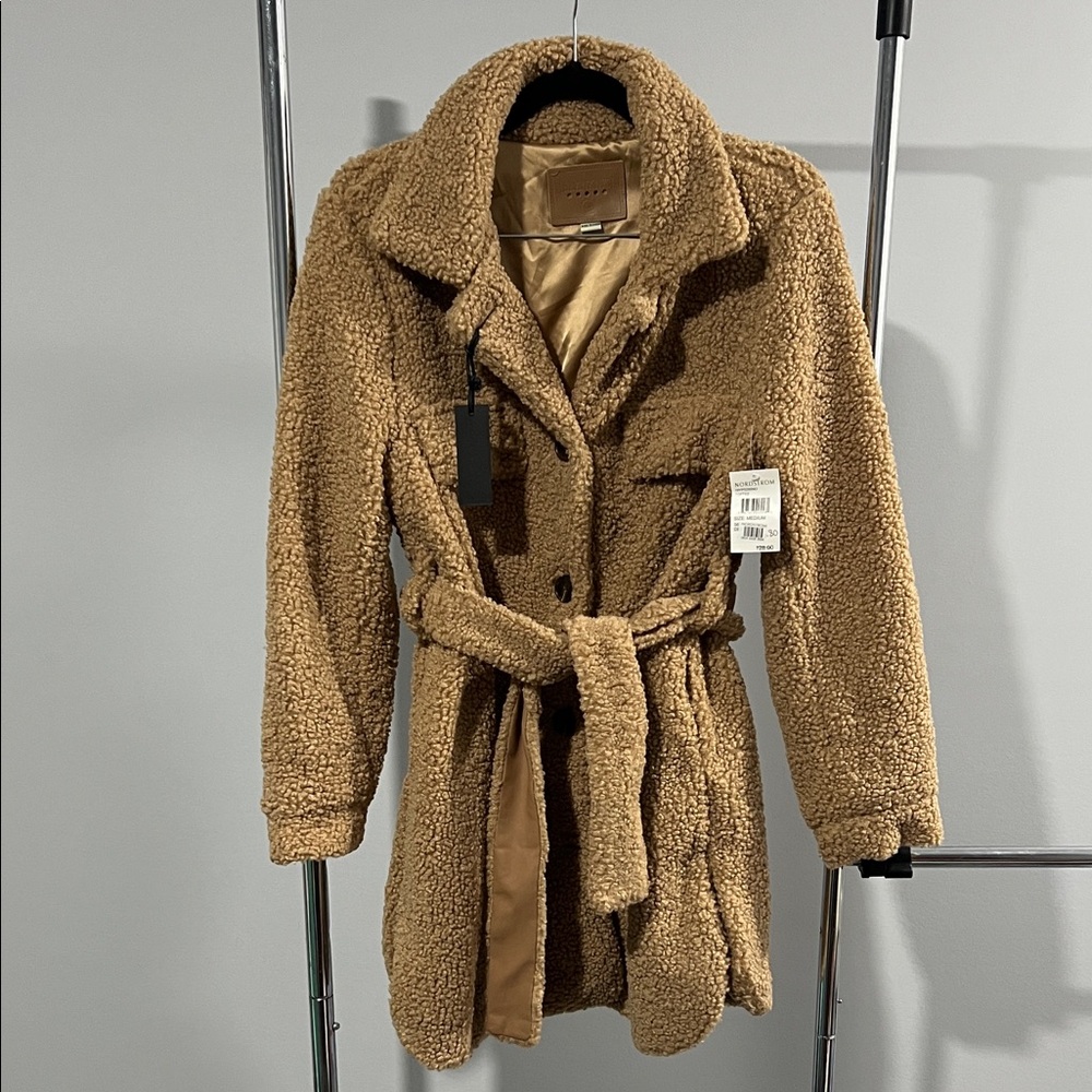 Blank NYC Brown Teddy Jacket